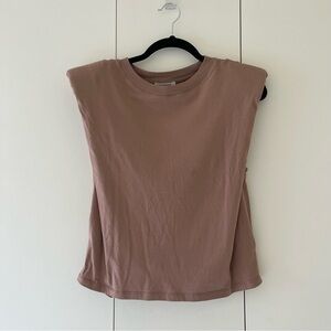 Aritzia Babaton Shoulder Pad Tee